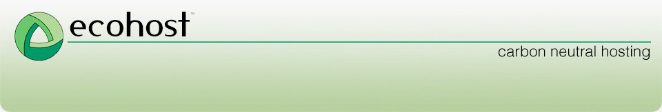Ecohost - carbon neutral hosting